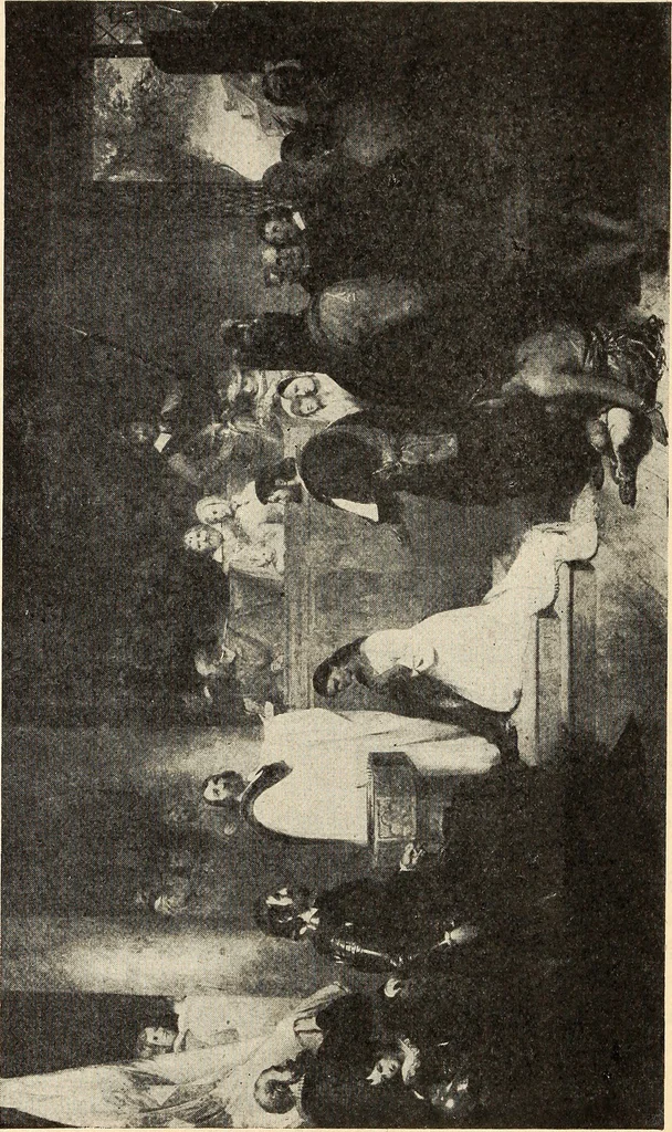 An illustration from Thrilling story of the wonderful Capitol Building and its marvelous decorations, 1912, leaf 21