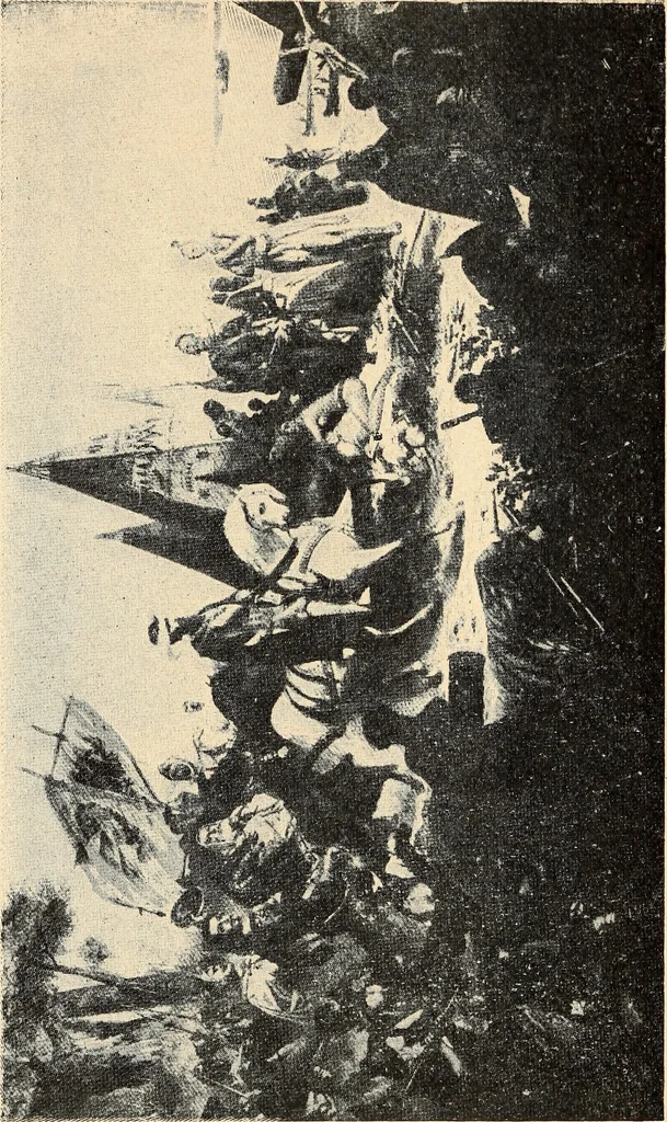 An illustration from Thrilling story of the wonderful Capitol Building and its marvelous decorations, 1912, leaf 23
