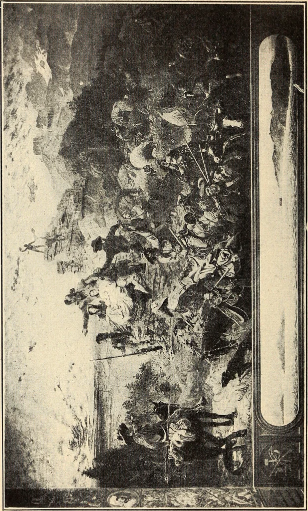 An illustration from Thrilling story of the wonderful Capitol Building and its marvelous decorations, 1912, leaf 35