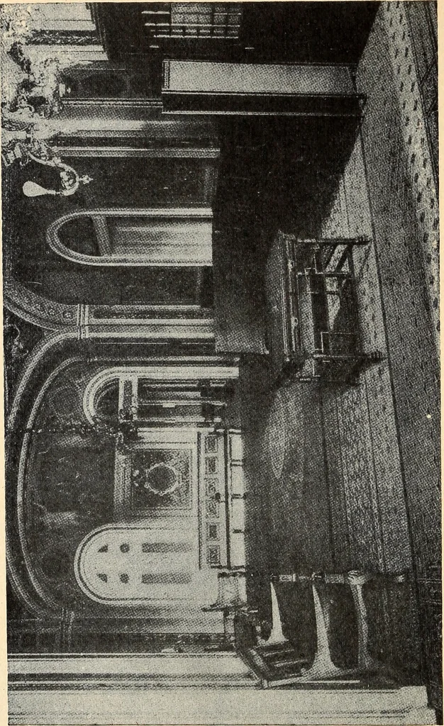An illustration from Thrilling story of the wonderful Capitol Building and its marvelous decorations, 1912, leaf 59