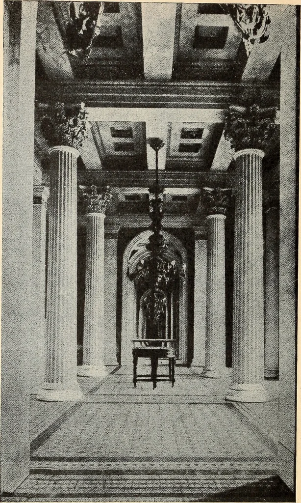 An illustration from Thrilling story of the wonderful Capitol Building and its marvelous decorations, 1912, leaf 61