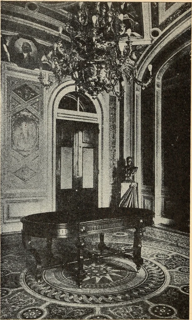 An illustration from Thrilling story of the wonderful Capitol Building and its marvelous decorations, 1912, leaf 63