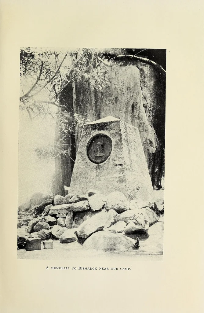 An illustration from Through the heart of Africa : being an account of a journey on bicycles and on foot from Northern Rhodesia, past the great lakes, to Egypt, undertaken when proceeding home on leave in 1910, 1912, leaf 143