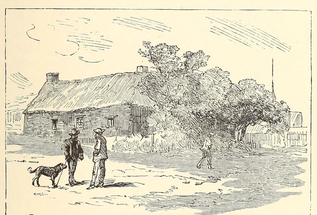 An illustration from Through the Kalahari Desert; a narrative of a journey with gun, camera, and note-book to Lake N'gami and back, 1886, leaf 109