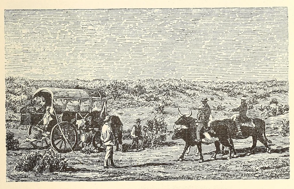 An illustration from Through the Kalahari Desert; a narrative of a journey with gun, camera, and note-book to Lake N'gami and back, 1886, leaf 155