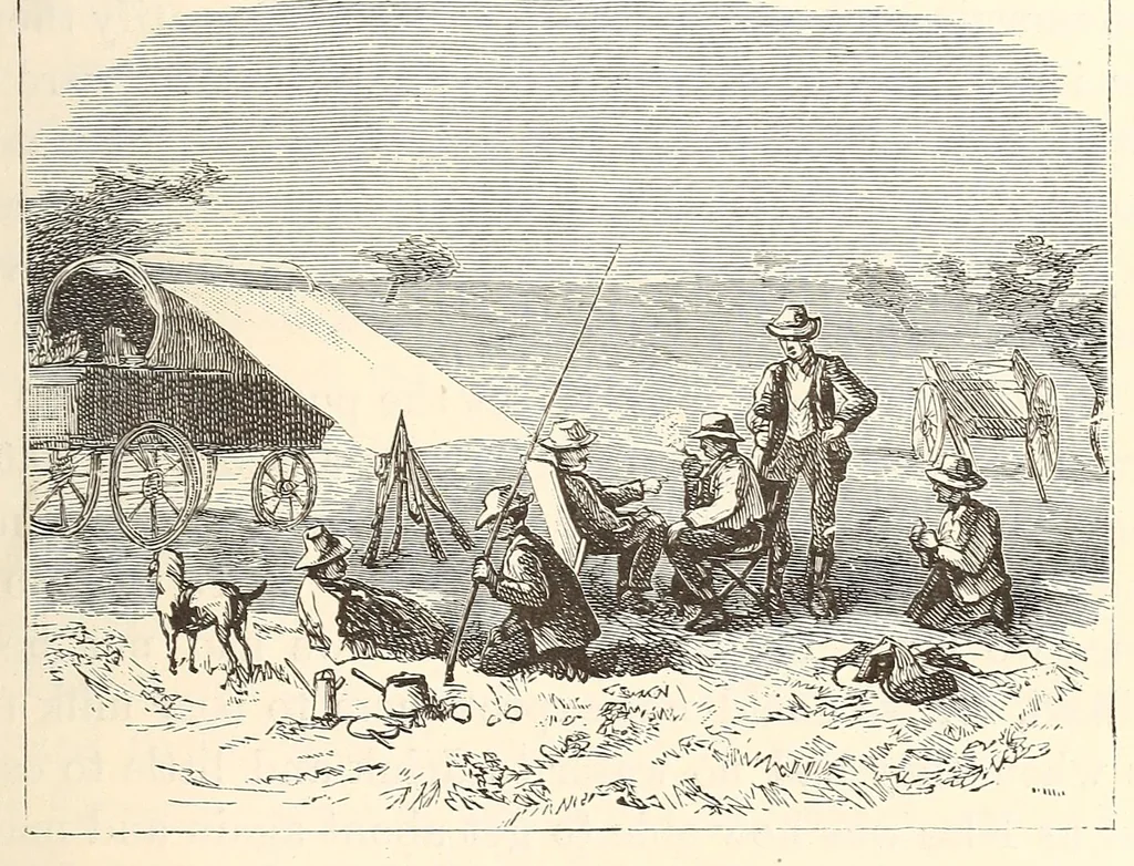 An illustration from Through the Kalahari Desert; a narrative of a journey with gun, camera, and note-book to Lake N'gami and back, 1886, leaf 279