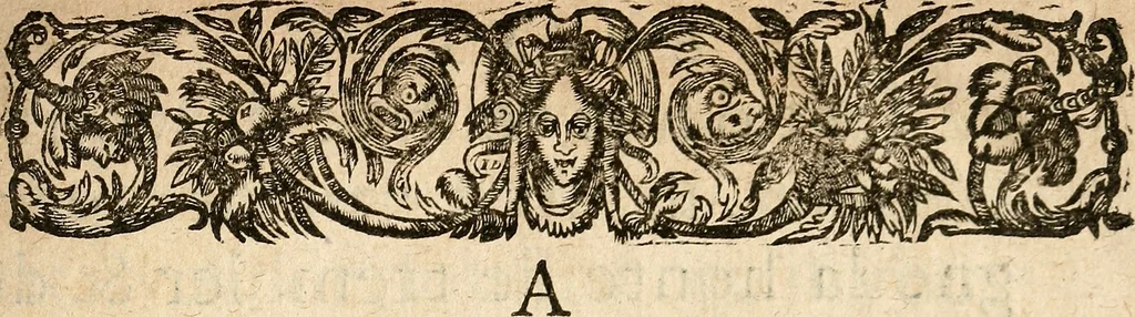 An illustration from [Théâtre de Rotrou], 1636, leaf 10