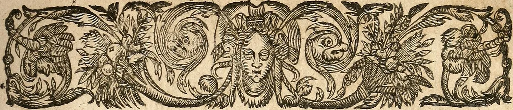 An illustration from [Théâtre de Rotrou], 1636, leaf 164