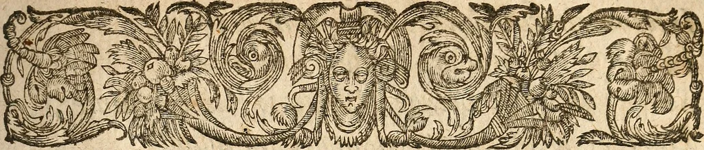 An illustration from [Théâtre de Rotrou], 1636, leaf 186