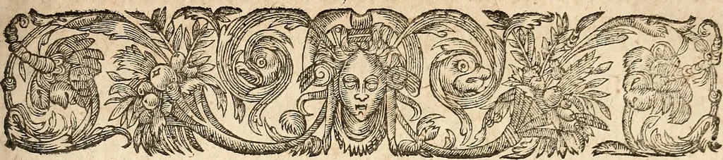 An illustration from [Théâtre de Rotrou], 1636, leaf 22