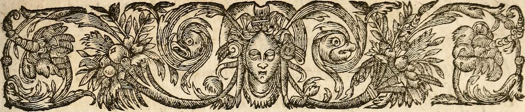 An illustration from [Théâtre de Rotrou], 1636, leaf 38