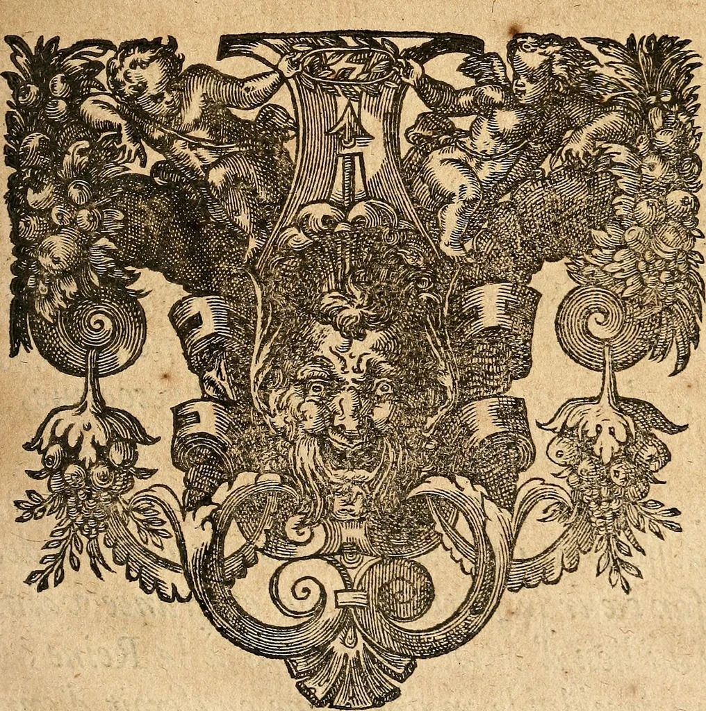 An illustration from [Théâtre de Rotrou], 1636, leaf 388