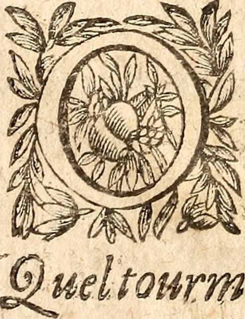 An illustration from [Théâtre de Rotrou], 1636, leaf 79