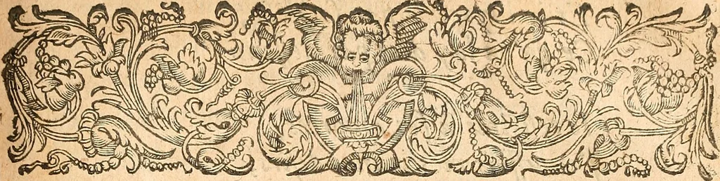 An illustration from [Théâtre de Rotrou], 1636, leaf 112