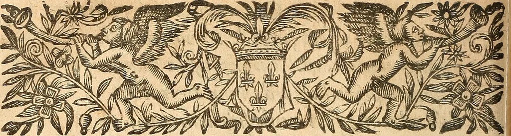 An illustration from [Théâtre de Rotrou], 1636, leaf 133