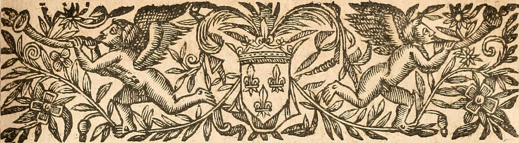 An illustration from [Théâtre de Rotrou], 1636, leaf 158