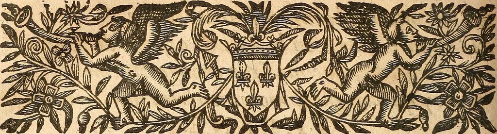 An illustration from [Théâtre de Rotrou], 1636, leaf 179