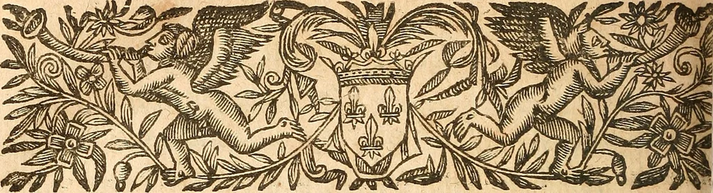 An illustration from [Théâtre de Rotrou], 1636, leaf 199