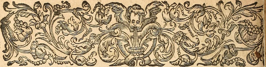 An illustration from [Théâtre de Rotrou], 1636, leaf 27
