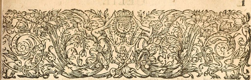 An illustration from [Théâtre de Rotrou], 1636, leaf 338