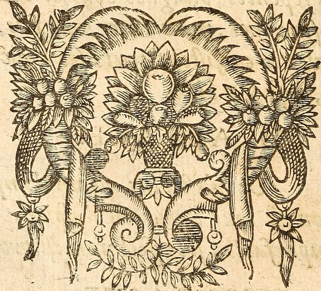 An illustration from [Théâtre de Rotrou], 1636, leaf 381