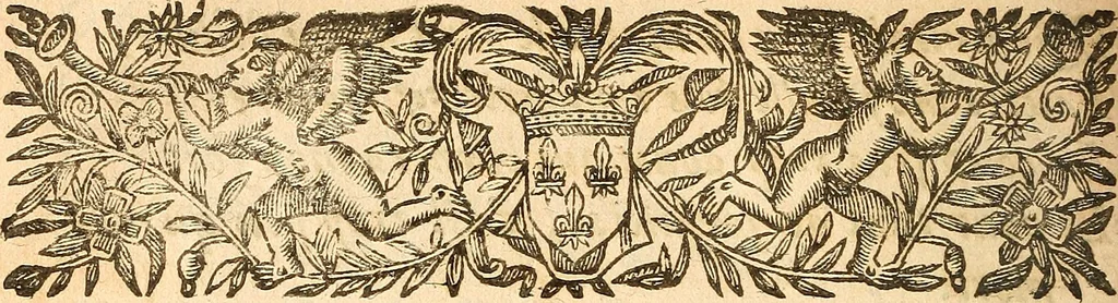 An illustration from [Théâtre de Rotrou], 1636, leaf 87