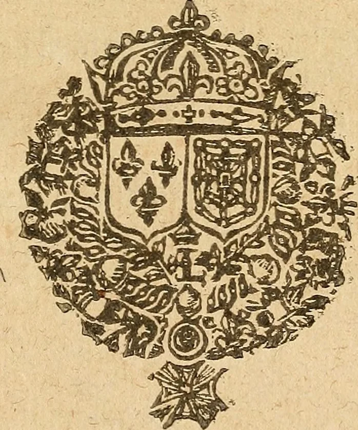 An illustration from [Théâtre de Rotrou], 1636, leaf 136