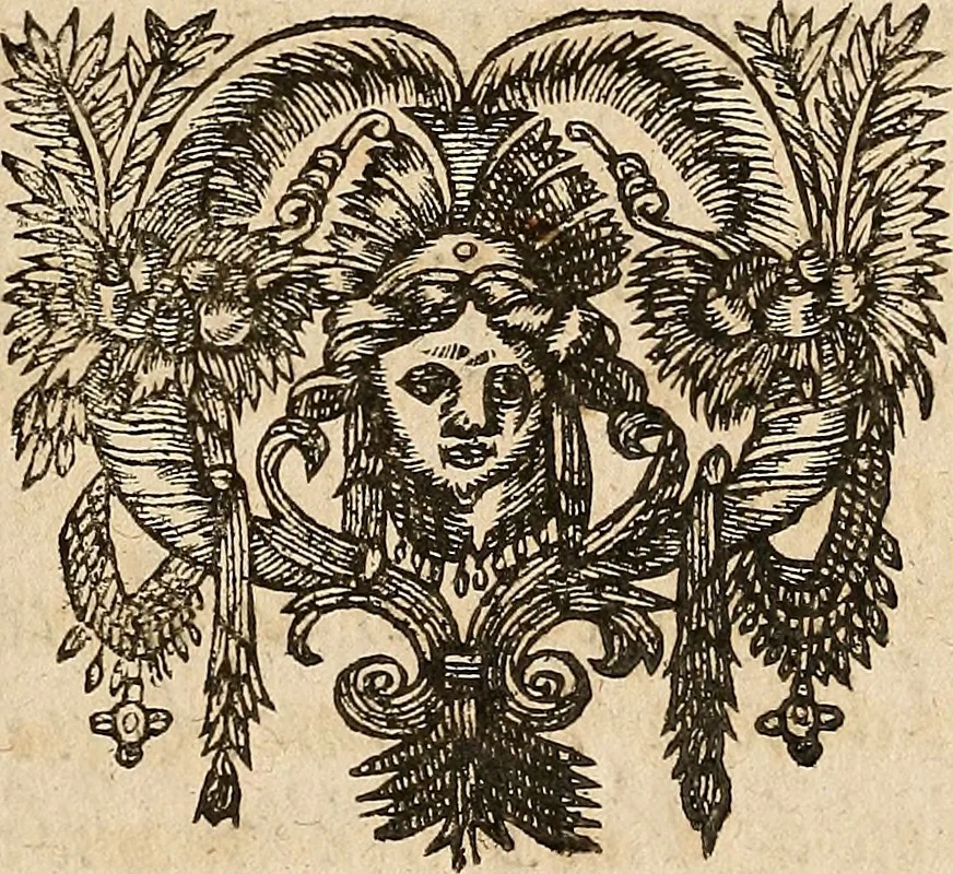 An illustration from [Théâtre de Rotrou], 1636, leaf 26