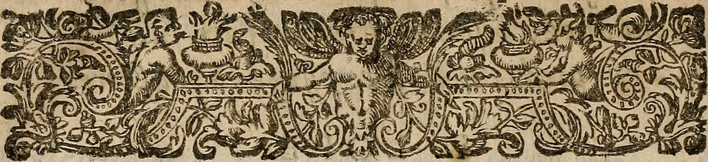 An illustration from [Théâtre de Rotrou], 1636, leaf 157