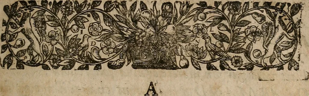 An illustration from [Théâtre de Rotrou], 1636, leaf 16