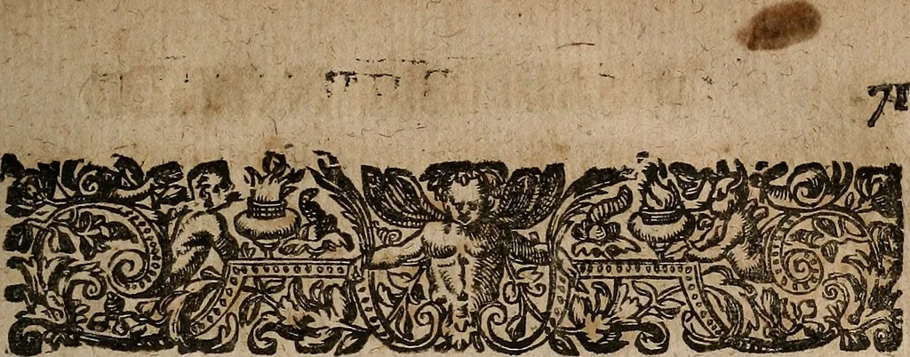 An illustration from [Théâtre de Rotrou], 1636, leaf 204