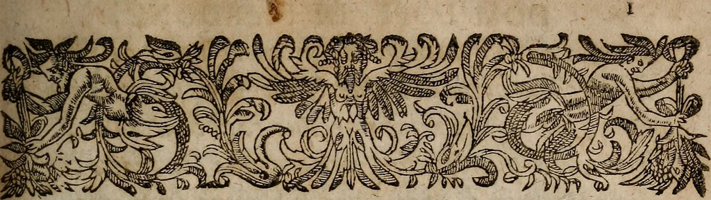 An illustration from [Théâtre de Rotrou], 1636, leaf 374