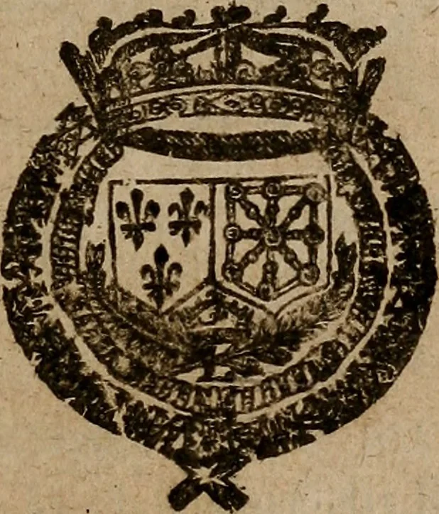 An illustration from [Théâtre de Rotrou], 1636, leaf 8