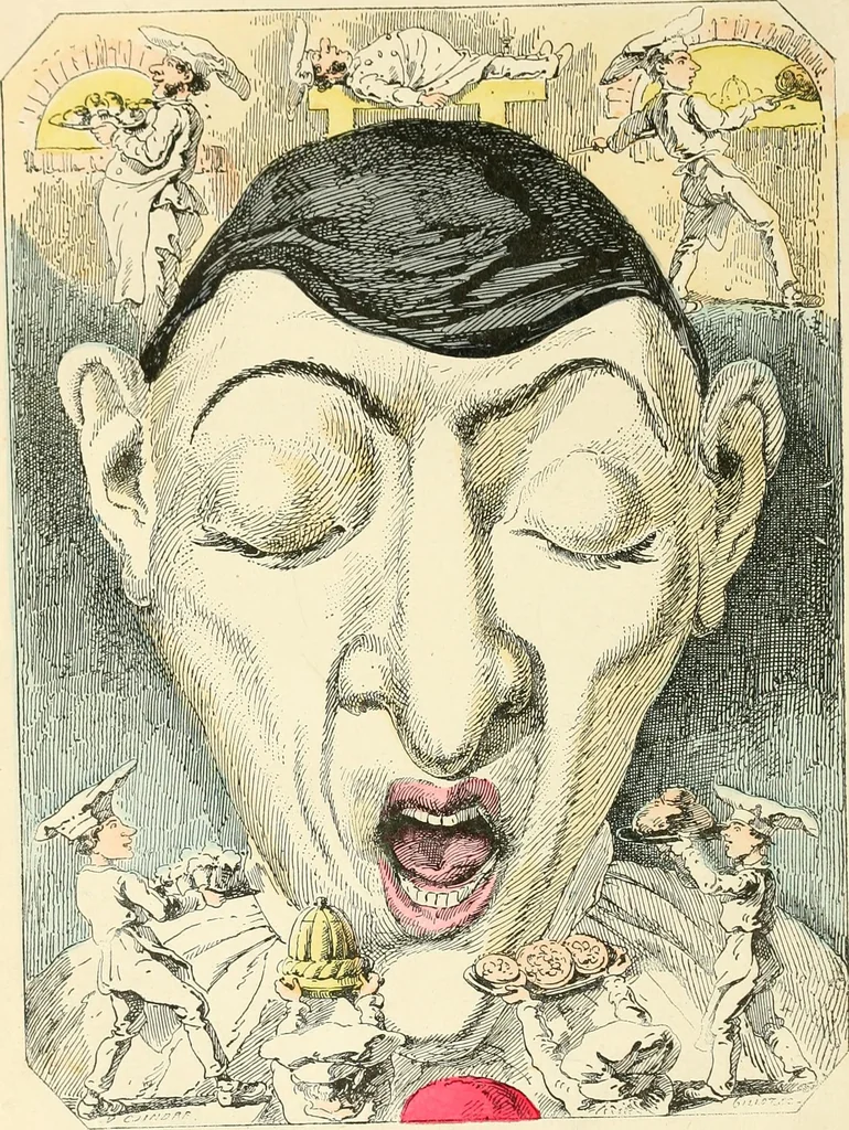 An illustration from Théâtre des marionnettes; texte et composition des dessins, 1880, leaf 133