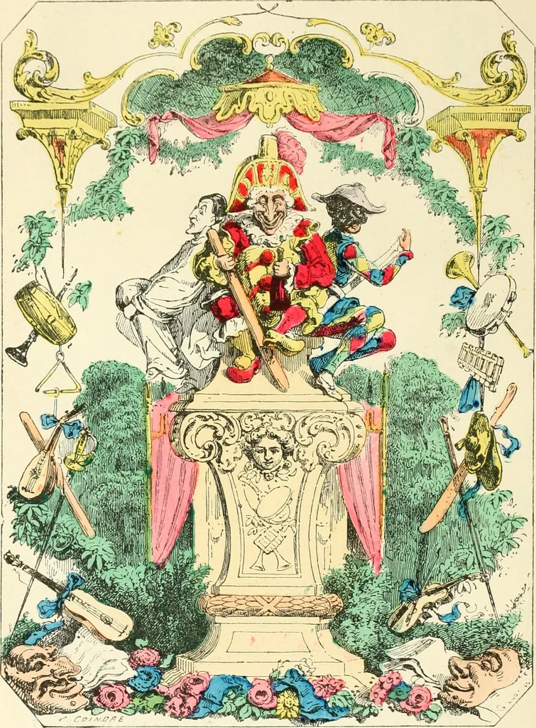 An illustration from Théâtre des marionnettes; texte et composition des dessins, 1880, leaf 333