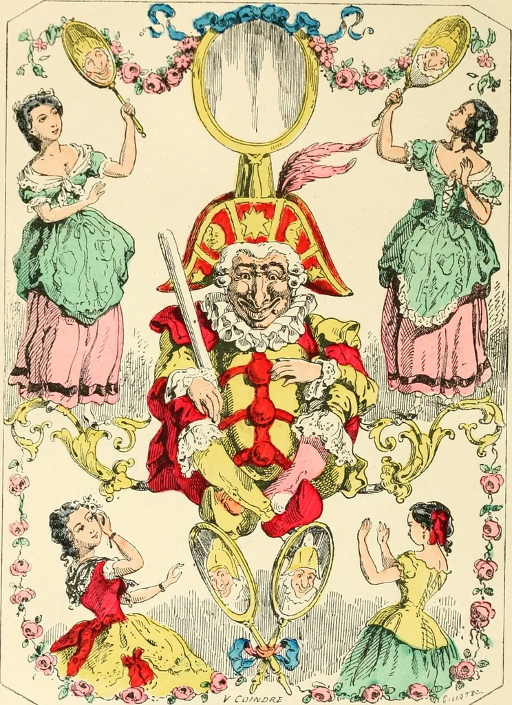 An illustration from Théâtre des marionnettes; texte et composition des dessins, 1880, leaf 413