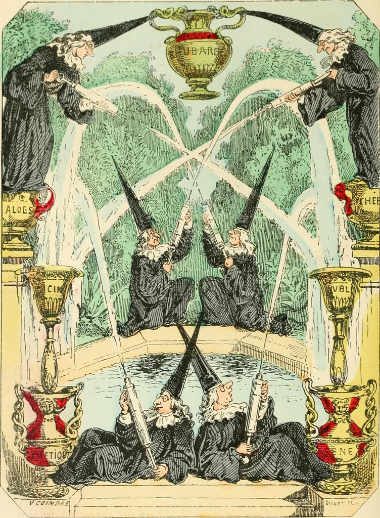An illustration from Théâtre des marionnettes; texte et composition des dessins, 1880, leaf 453