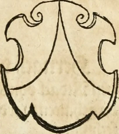 An illustration from Thurnier Buch : von Anfang, Vrsachen, Vrsprung vnd Herkommen der Thurnier im Heyligen Römischen Reich Teutscher Nation, wie viel offentlicher Landthurnier von Keyser Heinrich dem Ersten dieses Namens an biss auff den jetztregierenden Keyser Maximilian den Andern ... vnd in welchen Stetten die alle gehalten ... Alles jetzunder von neuwem zusammen getragen, mit schönen neuwen Figuren, sonderlich auch der adelischen Wappen, auffs schönest zugericht .., 1566, leaf 102