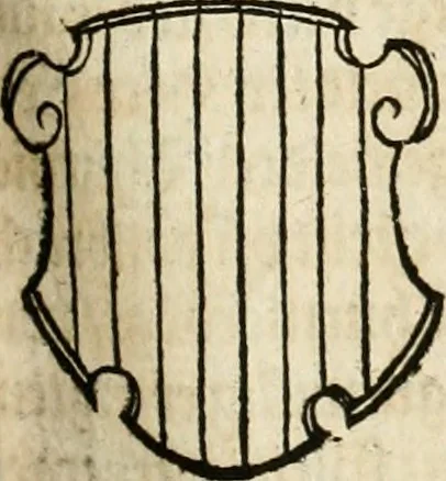 An illustration from Thurnier Buch : von Anfang, Vrsachen, Vrsprung vnd Herkommen der Thurnier im Heyligen Römischen Reich Teutscher Nation, wie viel offentlicher Landthurnier von Keyser Heinrich dem Ersten dieses Namens an biss auff den jetztregierenden Keyser Maximilian den Andern ... vnd in welchen Stetten die alle gehalten ... Alles jetzunder von neuwem zusammen getragen, mit schönen neuwen Figuren, sonderlich auch der adelischen Wappen, auffs schönest zugericht .., 1566, leaf 112