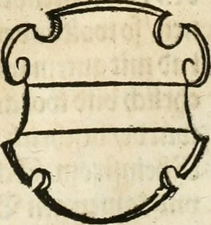 An illustration from Thurnier Buch : von Anfang, Vrsachen, Vrsprung vnd Herkommen der Thurnier im Heyligen Römischen Reich Teutscher Nation, wie viel offentlicher Landthurnier von Keyser Heinrich dem Ersten dieses Namens an biss auff den jetztregierenden Keyser Maximilian den Andern ... vnd in welchen Stetten die alle gehalten ... Alles jetzunder von neuwem zusammen getragen, mit schönen neuwen Figuren, sonderlich auch der adelischen Wappen, auffs schönest zugericht .., 1566, leaf 112
