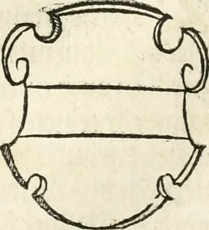 An illustration from Thurnier Buch : von Anfang, Vrsachen, Vrsprung vnd Herkommen der Thurnier im Heyligen Römischen Reich Teutscher Nation, wie viel offentlicher Landthurnier von Keyser Heinrich dem Ersten dieses Namens an biss auff den jetztregierenden Keyser Maximilian den Andern ... vnd in welchen Stetten die alle gehalten ... Alles jetzunder von neuwem zusammen getragen, mit schönen neuwen Figuren, sonderlich auch der adelischen Wappen, auffs schönest zugericht .., 1566, leaf 146