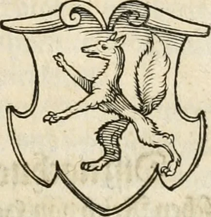 An illustration from Thurnier Buch : von Anfang, Vrsachen, Vrsprung vnd Herkommen der Thurnier im Heyligen Römischen Reich Teutscher Nation, wie viel offentlicher Landthurnier von Keyser Heinrich dem Ersten dieses Namens an biss auff den jetztregierenden Keyser Maximilian den Andern ... vnd in welchen Stetten die alle gehalten ... Alles jetzunder von neuwem zusammen getragen, mit schönen neuwen Figuren, sonderlich auch der adelischen Wappen, auffs schönest zugericht .., 1566, leaf 168