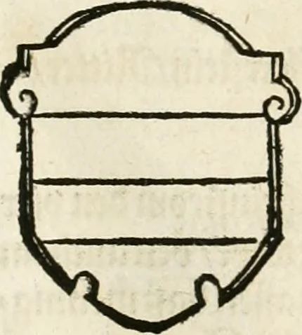 An illustration from Thurnier Buch : von Anfang, Vrsachen, Vrsprung vnd Herkommen der Thurnier im Heyligen Römischen Reich Teutscher Nation, wie viel offentlicher Landthurnier von Keyser Heinrich dem Ersten dieses Namens an biss auff den jetztregierenden Keyser Maximilian den Andern ... vnd in welchen Stetten die alle gehalten ... Alles jetzunder von neuwem zusammen getragen, mit schönen neuwen Figuren, sonderlich auch der adelischen Wappen, auffs schönest zugericht .., 1566, leaf 242