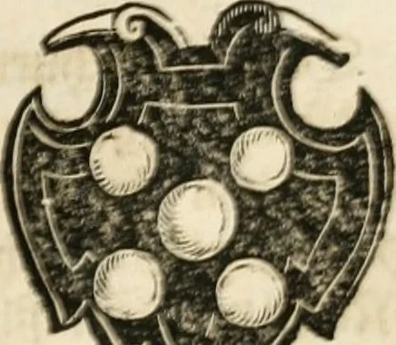 An illustration from Thurnier Buch : von Anfang, Vrsachen, Vrsprung vnd Herkommen der Thurnier im Heyligen Römischen Reich Teutscher Nation, wie viel offentlicher Landthurnier von Keyser Heinrich dem Ersten dieses Namens an biss auff den jetztregierenden Keyser Maximilian den Andern ... vnd in welchen Stetten die alle gehalten ... Alles jetzunder von neuwem zusammen getragen, mit schönen neuwen Figuren, sonderlich auch der adelischen Wappen, auffs schönest zugericht .., 1566, leaf 254