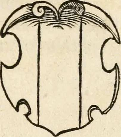 An illustration from Thurnier Buch : von Anfang, Vrsachen, Vrsprung vnd Herkommen der Thurnier im Heyligen Römischen Reich Teutscher Nation, wie viel offentlicher Landthurnier von Keyser Heinrich dem Ersten dieses Namens an biss auff den jetztregierenden Keyser Maximilian den Andern ... vnd in welchen Stetten die alle gehalten ... Alles jetzunder von neuwem zusammen getragen, mit schönen neuwen Figuren, sonderlich auch der adelischen Wappen, auffs schönest zugericht .., 1566, leaf 266