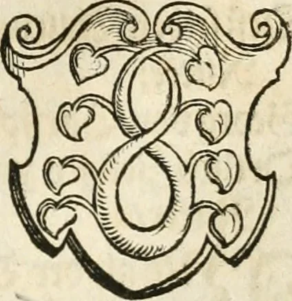 An illustration from Thurnier Buch : von Anfang, Vrsachen, Vrsprung vnd Herkommen der Thurnier im Heyligen Römischen Reich Teutscher Nation, wie viel offentlicher Landthurnier von Keyser Heinrich dem Ersten dieses Namens an biss auff den jetztregierenden Keyser Maximilian den Andern ... vnd in welchen Stetten die alle gehalten ... Alles jetzunder von neuwem zusammen getragen, mit schönen neuwen Figuren, sonderlich auch der adelischen Wappen, auffs schönest zugericht .., 1566, leaf 266