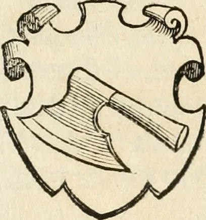An illustration from Thurnier Buch : von Anfang, Vrsachen, Vrsprung vnd Herkommen der Thurnier im Heyligen Römischen Reich Teutscher Nation, wie viel offentlicher Landthurnier von Keyser Heinrich dem Ersten dieses Namens an biss auff den jetztregierenden Keyser Maximilian den Andern ... vnd in welchen Stetten die alle gehalten ... Alles jetzunder von neuwem zusammen getragen, mit schönen neuwen Figuren, sonderlich auch der adelischen Wappen, auffs schönest zugericht .., 1566, leaf 274