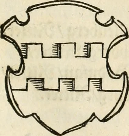 An illustration from Thurnier Buch : von Anfang, Vrsachen, Vrsprung vnd Herkommen der Thurnier im Heyligen Römischen Reich Teutscher Nation, wie viel offentlicher Landthurnier von Keyser Heinrich dem Ersten dieses Namens an biss auff den jetztregierenden Keyser Maximilian den Andern ... vnd in welchen Stetten die alle gehalten ... Alles jetzunder von neuwem zusammen getragen, mit schönen neuwen Figuren, sonderlich auch der adelischen Wappen, auffs schönest zugericht .., 1566, leaf 282