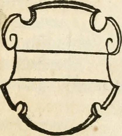 An illustration from Thurnier Buch : von Anfang, Vrsachen, Vrsprung vnd Herkommen der Thurnier im Heyligen Römischen Reich Teutscher Nation, wie viel offentlicher Landthurnier von Keyser Heinrich dem Ersten dieses Namens an biss auff den jetztregierenden Keyser Maximilian den Andern ... vnd in welchen Stetten die alle gehalten ... Alles jetzunder von neuwem zusammen getragen, mit schönen neuwen Figuren, sonderlich auch der adelischen Wappen, auffs schönest zugericht .., 1566, leaf 296