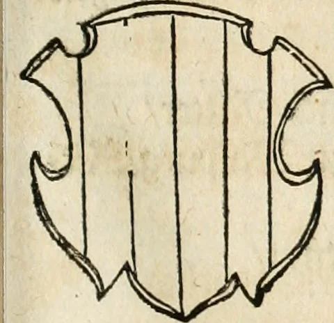 An illustration from Thurnier Buch : von Anfang, Vrsachen, Vrsprung vnd Herkommen der Thurnier im Heyligen Römischen Reich Teutscher Nation, wie viel offentlicher Landthurnier von Keyser Heinrich dem Ersten dieses Namens an biss auff den jetztregierenden Keyser Maximilian den Andern ... vnd in welchen Stetten die alle gehalten ... Alles jetzunder von neuwem zusammen getragen, mit schönen neuwen Figuren, sonderlich auch der adelischen Wappen, auffs schönest zugericht .., 1566, leaf 316